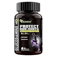 Triple-Action Joint Support Supplement - Glucosamine with MSM & Hyaluronic Acid Joint Relief Blend, Supports Joint Cartilage Health, Flexibility & Comfort, 30 Caplets