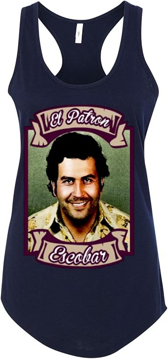 wild custom apparel El Patron Escobar Pablo Narcos Womens Tank Top