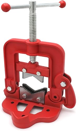 Miniatura 5 de HTTMT - Abrazadera de tubo de banco de tornillo de banco de tornillo de banco de hierro fundido forjado de servicio pesado de 1.2-4.7 in para