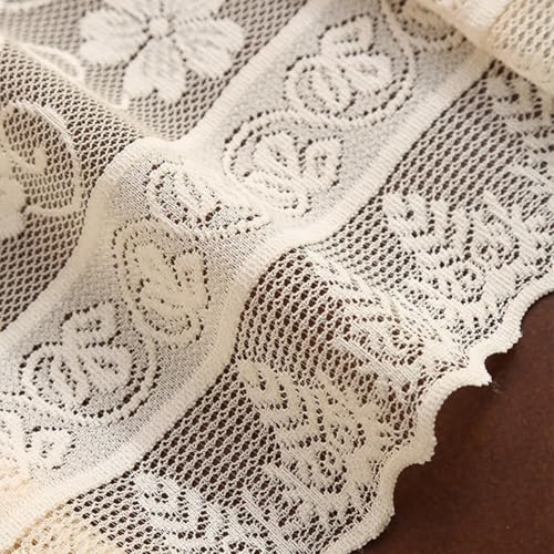 Hosrivae Camino de mesa de encaje bordado para bodas, fiestas y decoración del hogar, 30 x 360 cm, mantel individual blanco para mesa de comedor, banquete, recepción, Cristo (30 x 60 cm)