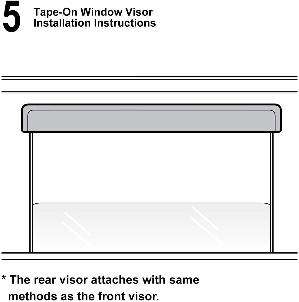 4Pcs Rain Guards Window Visors Compatible with 1999-2006 Chevy Silverado GMC Sierra 1500 2500 3500 HD Extended Cab, Out-Channel Outside Mount, Dark Smoke Window Deflectors