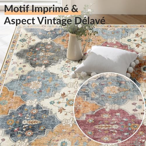 Tapis marocain imprimé d'une douceur exceptionnelle INOVADAY - 6