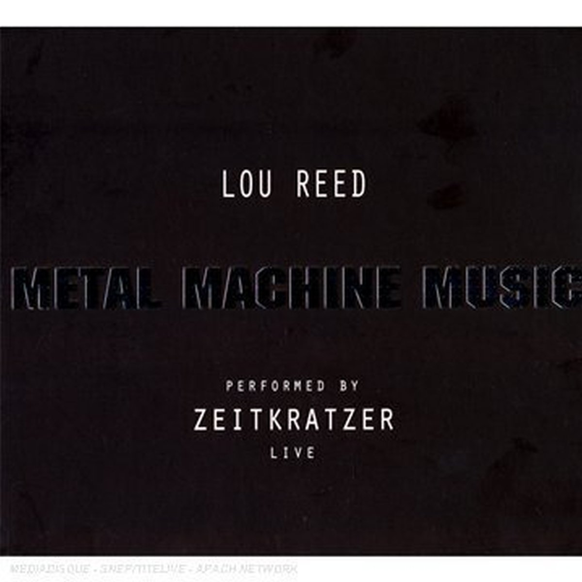 Metal Machine Music Reed Lou & Zeitkratz Amazon.es CD y vinilos}