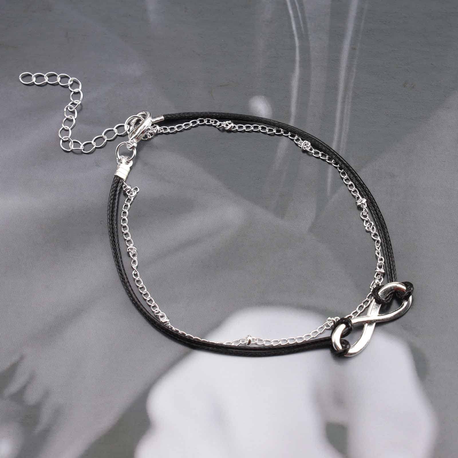Yheakne Bracelet Cheville Boho Chaîne Dorée Vintage - Sandale Pied Anneau Satellite Été