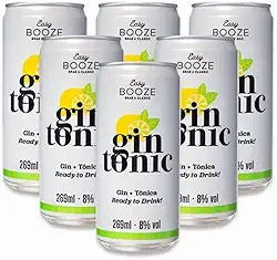 EASY BOOZE Gin+Tônica Lata 269ml (6 Latas)