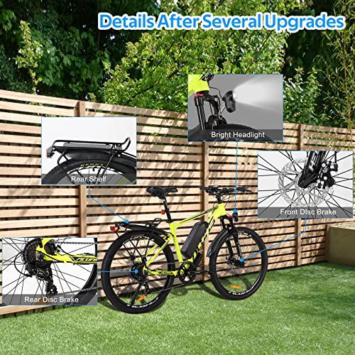 Hyuhome Electric Bikes for Adults Men Women, 26'' E Bikes for Men, Electric Mountain Bike with 36V 12.5Ah Removable… - Image 5