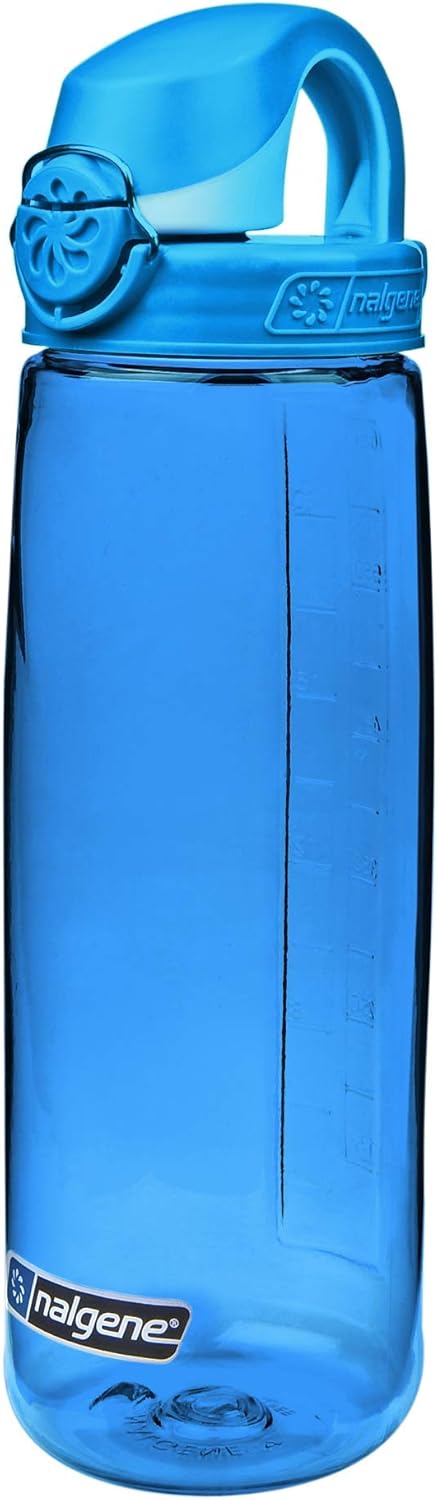 Nalgene On the Fly BPA-Free Water Bottle, Blue w Glacier Blue, 24 oz