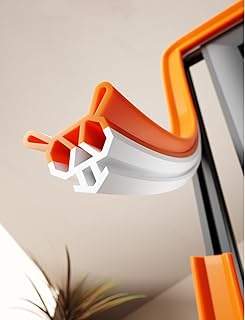 Door Draft Stopper Seal, Self Adhesive Rubber Weather Stripping Tape for Windproof, Soundproof, and Energy Saving