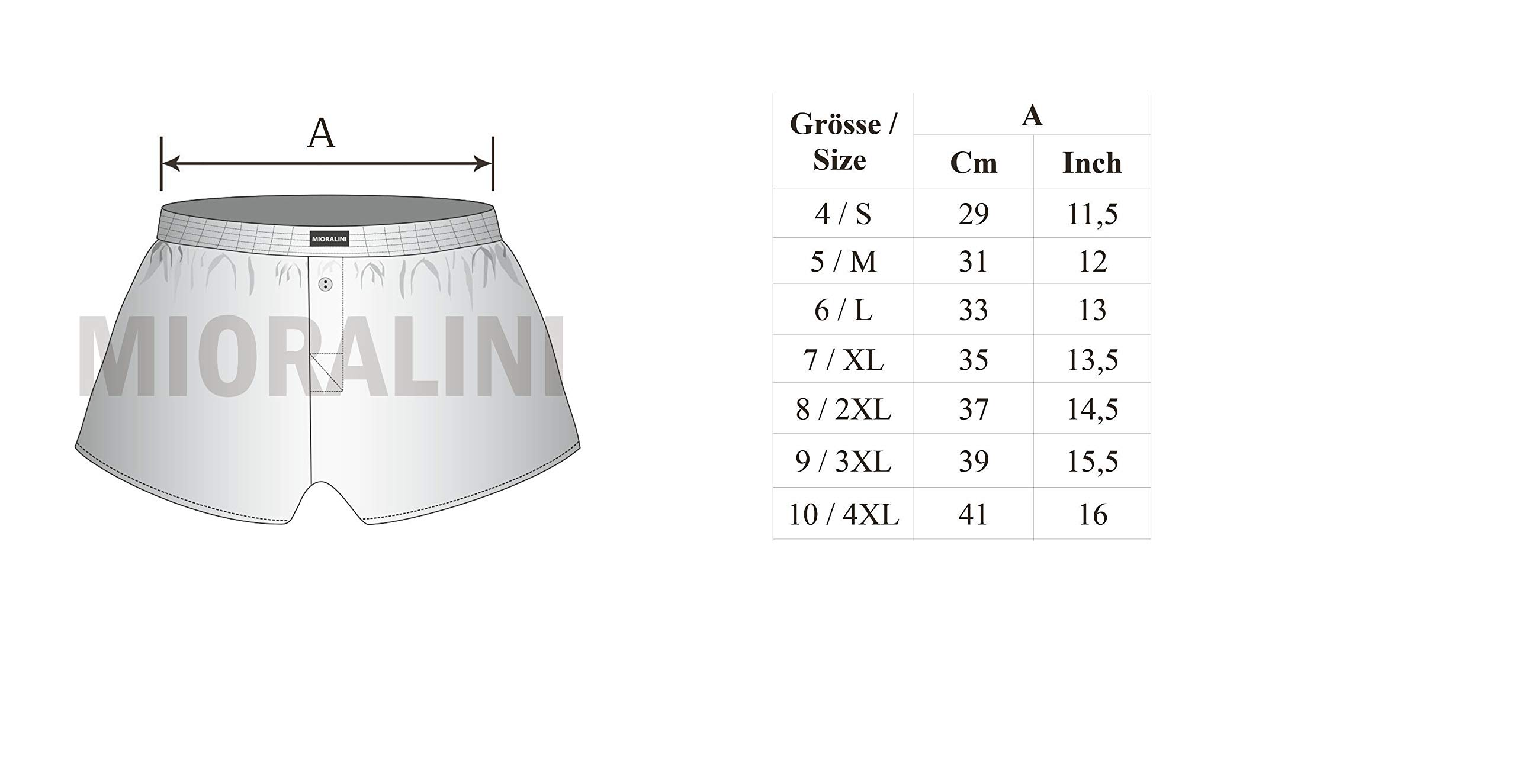MioRalini 6 męskich bokserek w klasycznych kolorach, 100% bawełna, bez szwów bocznych, bezszwowe, rozmiar M – 4XL i duże rozmiary