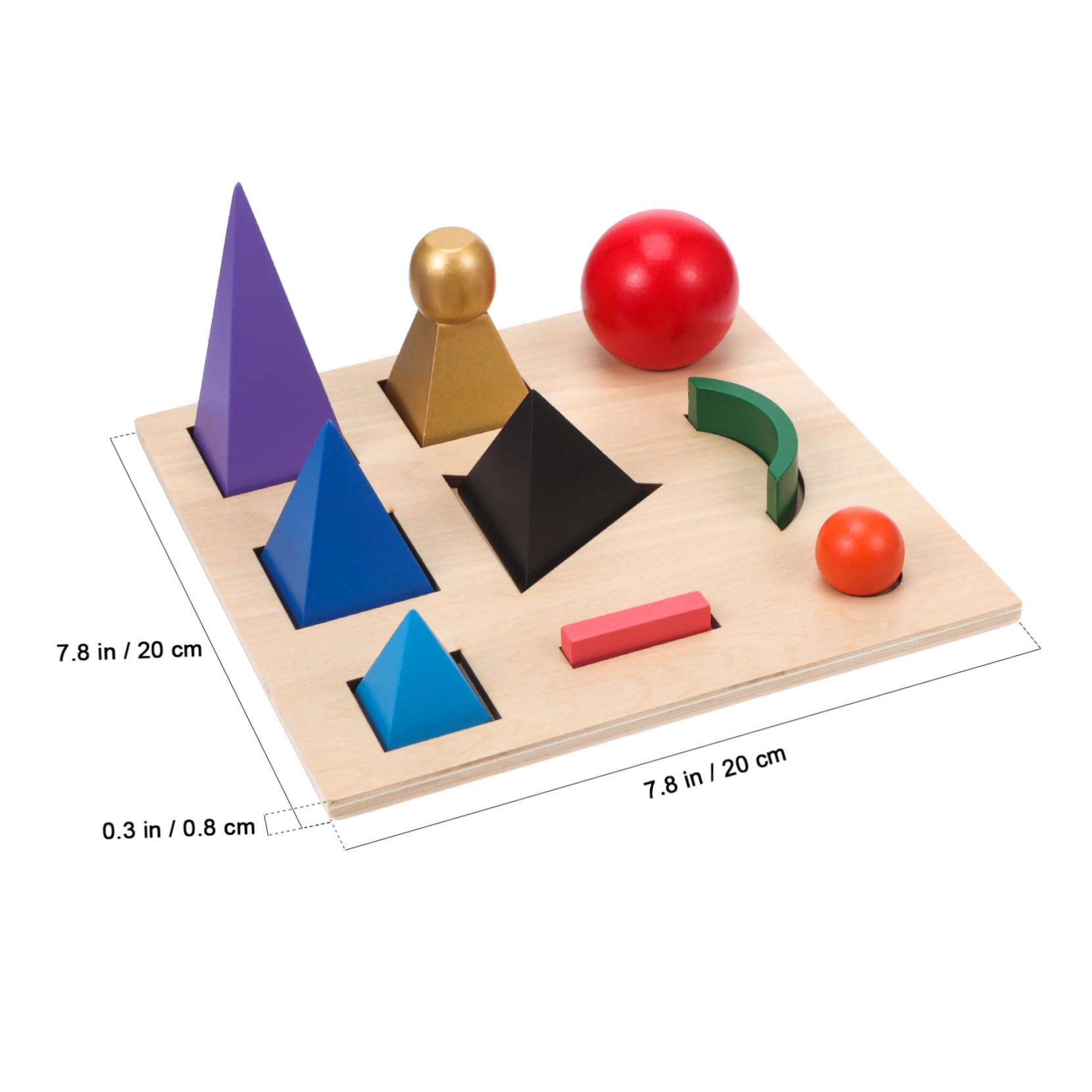 SOIMISS Giocattolo Didattico in Legno per Ragazzo Ragazza Set Segni Sintassi Puzzle Stereoscopico Esercita Concentrazione Coordinazione Occhio-mano Interazione Genitore-figlio