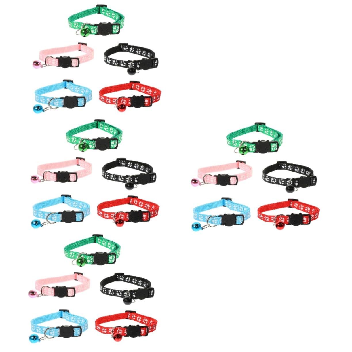 Collar para gato pack de 20 unidades regalo ideal con campana para amantes de las mascotas