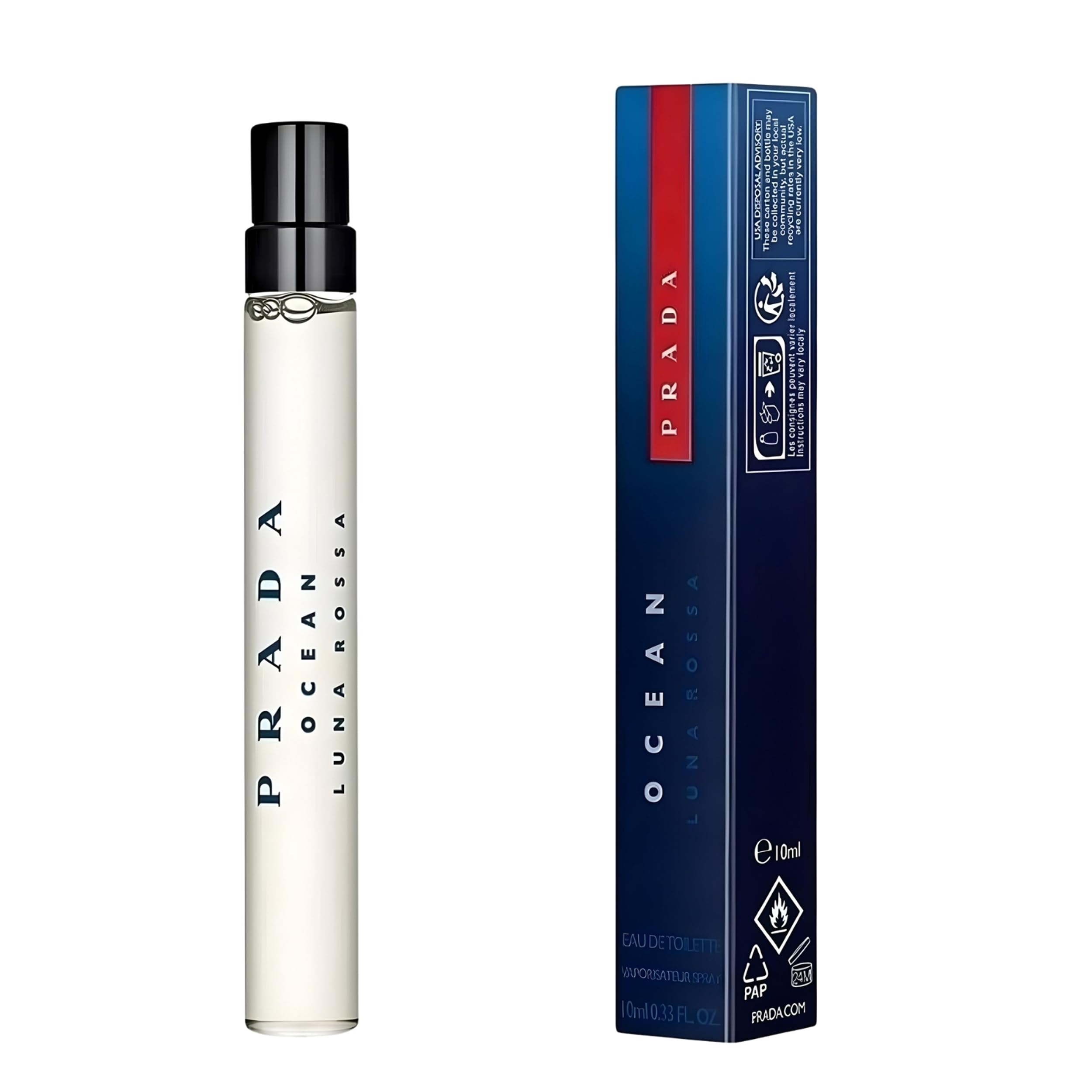 Amazon.com : Prada Luna Rossa Ocean EDT For Men (0.33 Fl Oz