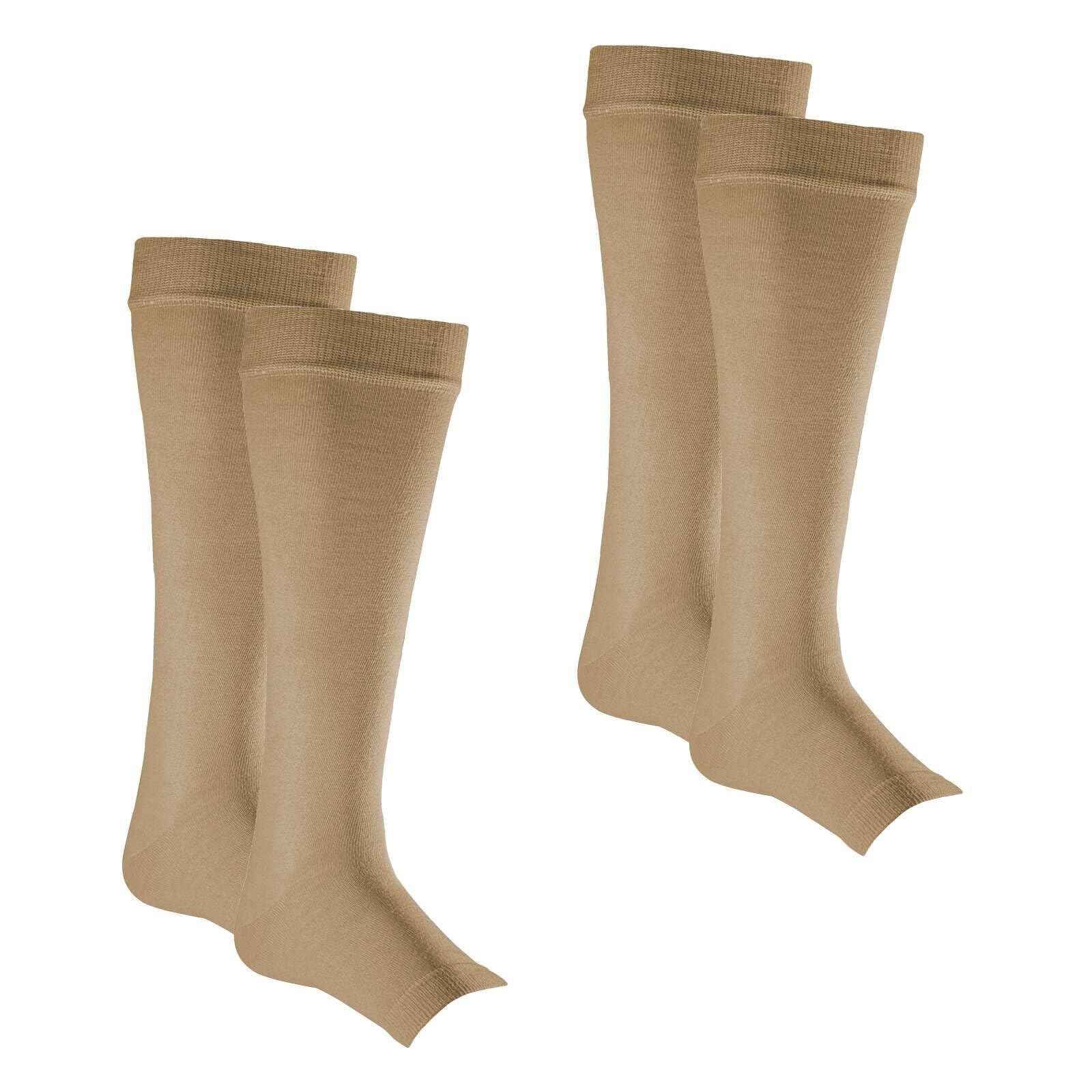 Leg & skin Protector Sleeves for Men & Women | Protect Sensitive Skin from Bruising, Tears, Abrasions & Sun Exposure | Thin Protection | Toeless Sock(XL)