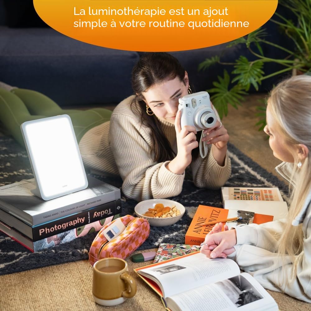 Lumie Mini lampe de luminothérapie compacte pour améliorer l'humeur, l'énergie et la vigilance