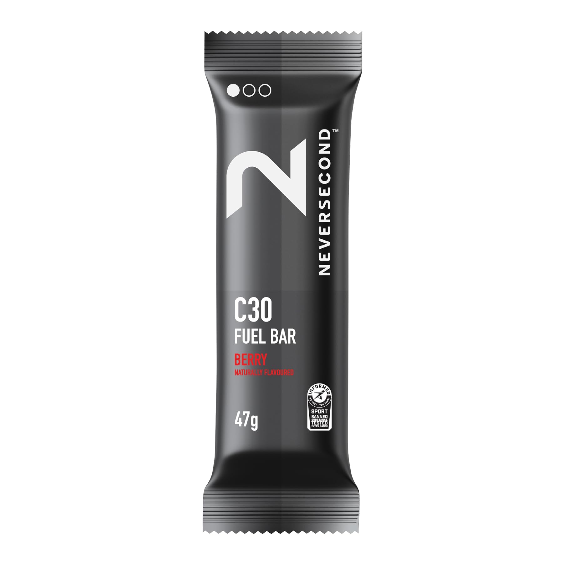 Neversecond C30 Fuel Bar, Fast-Absorbing Carbs, Never2 C30 Fuel Bars for Performance & Endurance Nutrition for Triathlons, Cycling, Running &