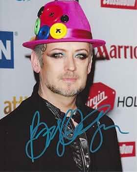 Amazon.co.jp: ◇直筆サイン ◇ボーイ ジョージ ◇Boy George