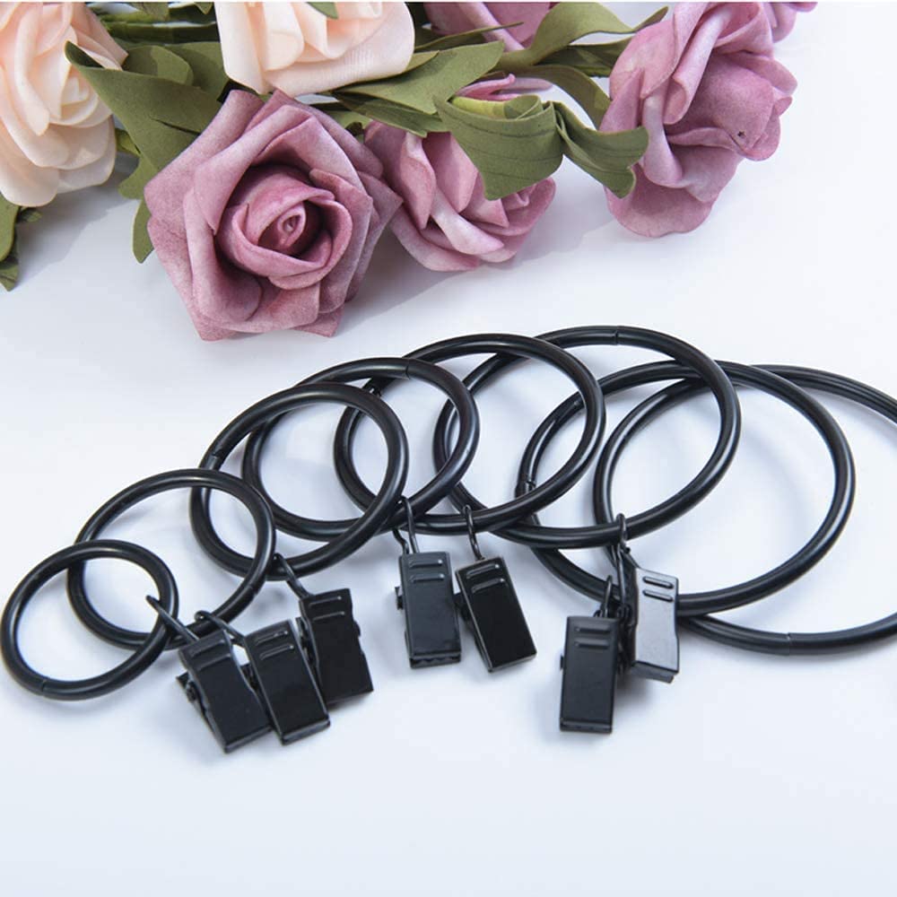 Paquete De 42 Ojales De Cortina De Diámetro Interior De 1-9/16 Pulgadas (1.575 In), Anillos De Ojal Grandes, Nanoescala De Bajo Ruido, Kit De Ojales Grandes Para Tela (plateado