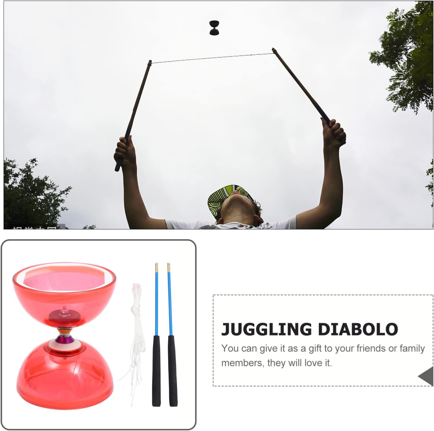 Buy Chinese Yoyo Diabolo Toy Set Chinese Juggling Toys Traction