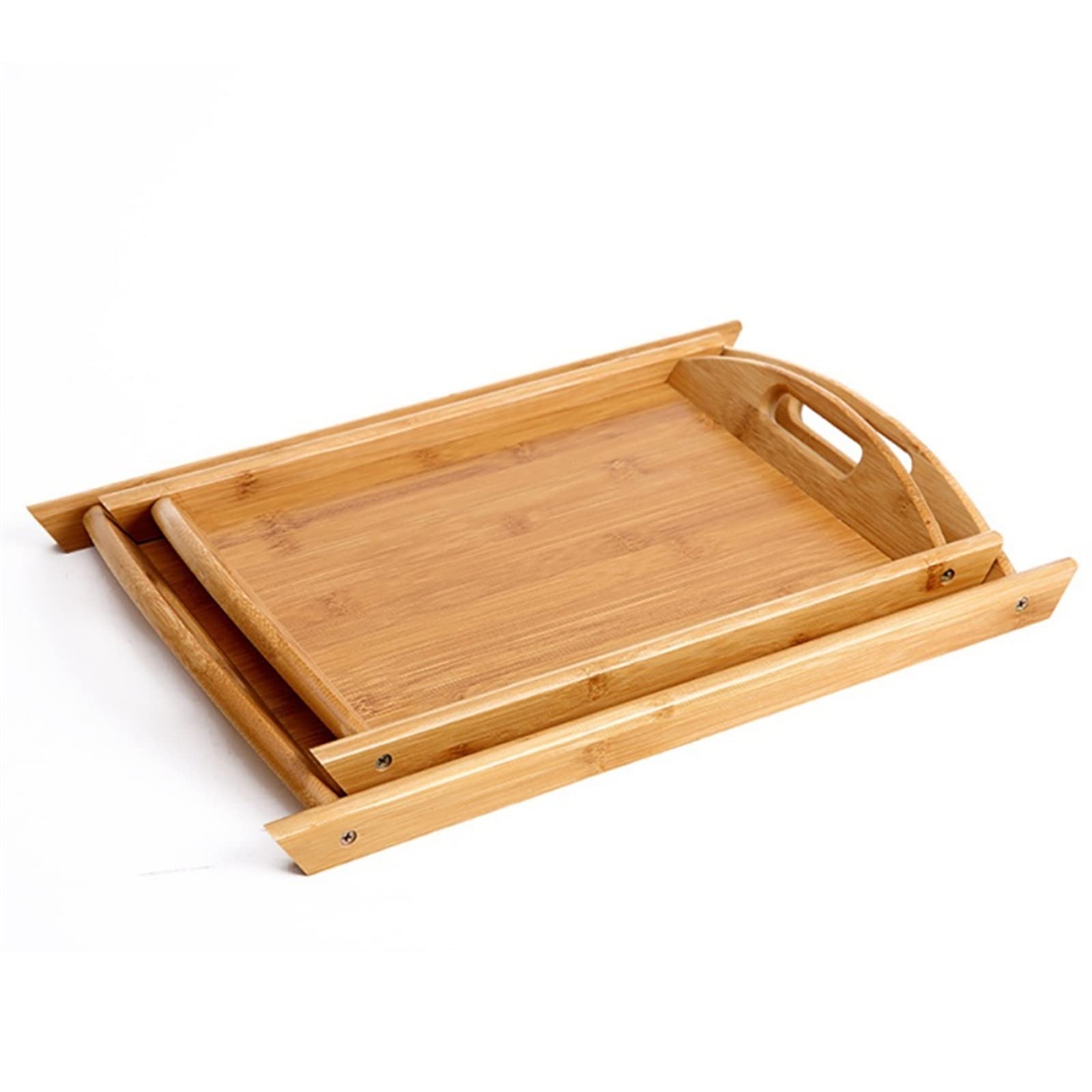 Prettiee Breakfast Serving Tray Kitchen Sto for Tea Coffee and Food Detive Par Platter 28x21x2.5cm Tabletop tial (28x21x2.5cm)