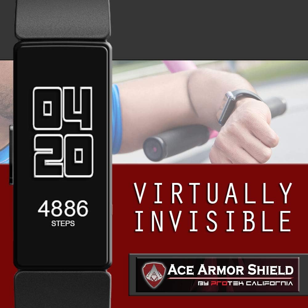 Ace Armor Shield (8 Pack) Premium HD scratch resistant Screen Protector compatible with Fitbit Inspire 2 / Fitbit Inspire HR