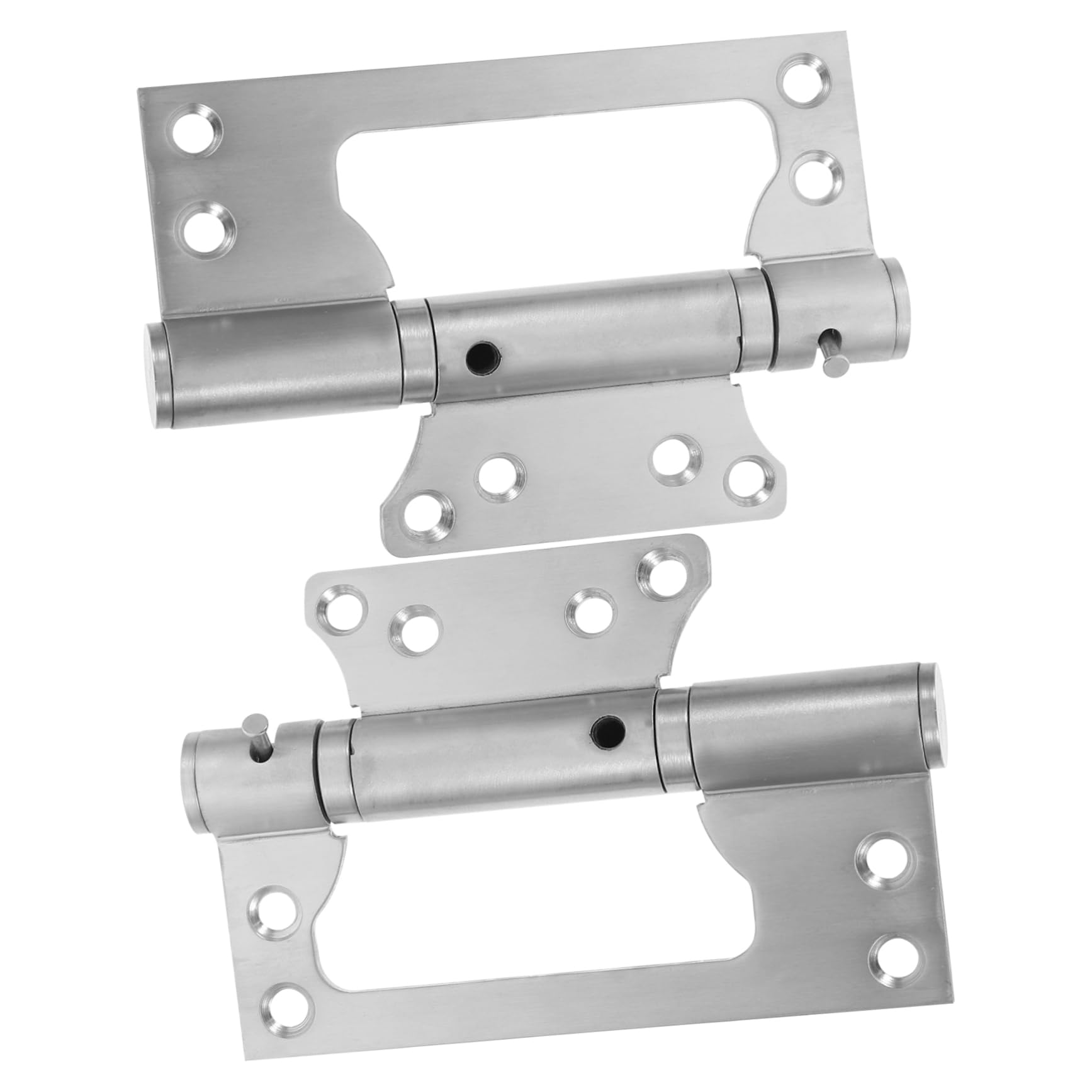 Charnières de porte sans mortaise Gadpiparty en acier inoxydable x2