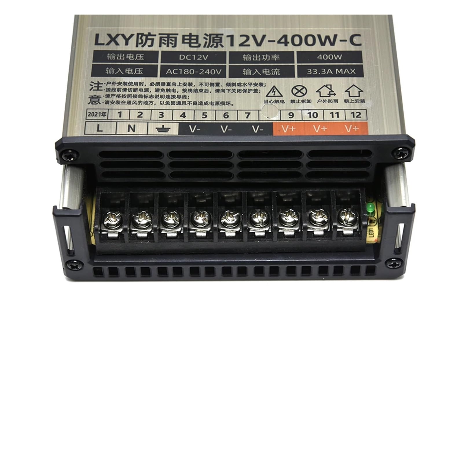 Zasilacz impulsowy, Transformator oświetleniowy do zasilacza 12 V do zewnętrznego zasilacza Led oświetlenie wodoodporny zasilacz DC 12 V(24V400W)