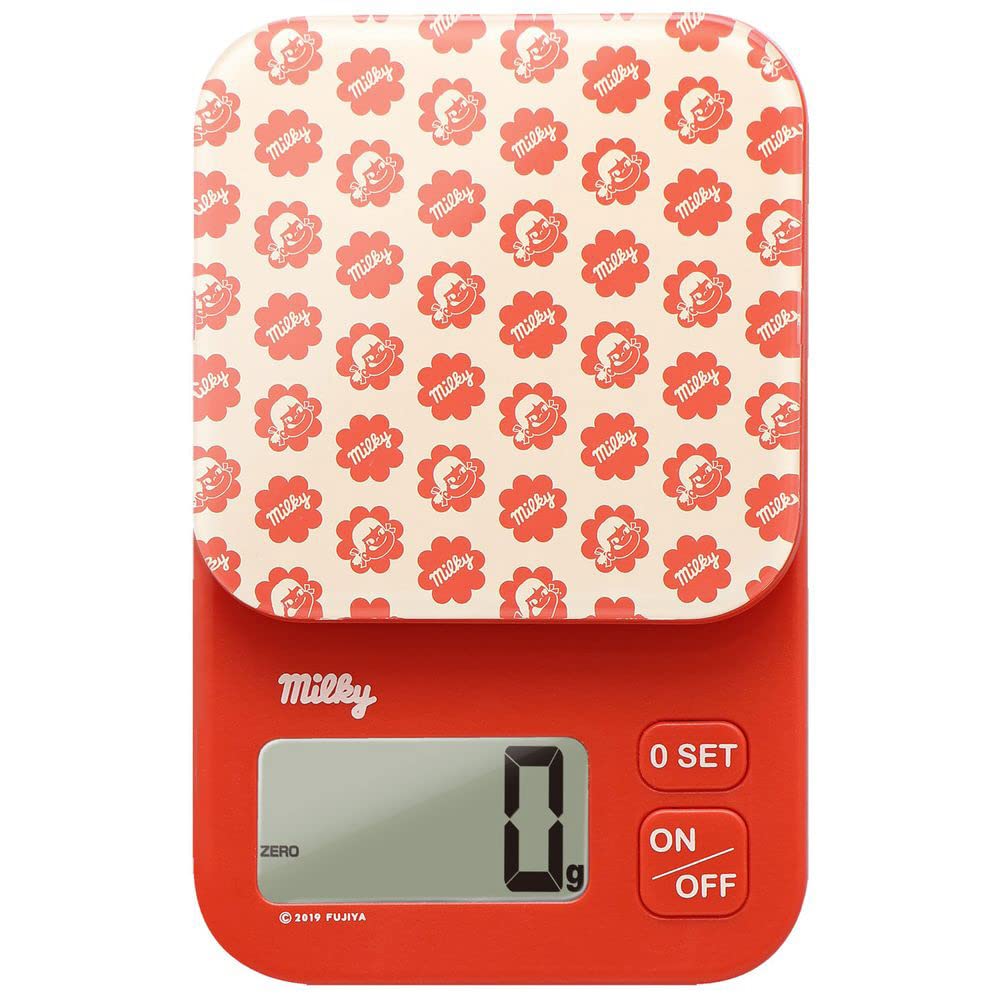 Amazon.co.jp: Milky デジタルスケール2kg（レッド）電子はかり