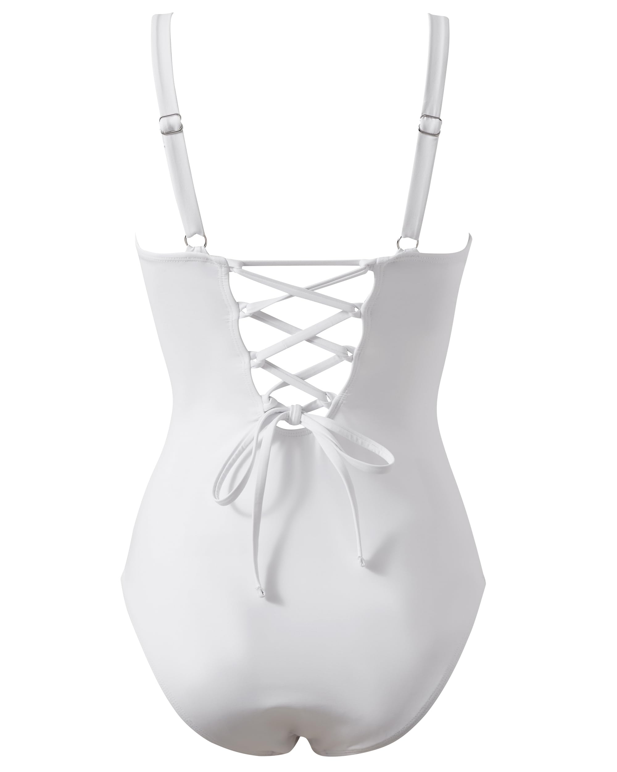 RXRXCOCO Costume da bagno sexy da donna, con scollo a V, stile snellente, senza schiena, elegante costume da bagno
