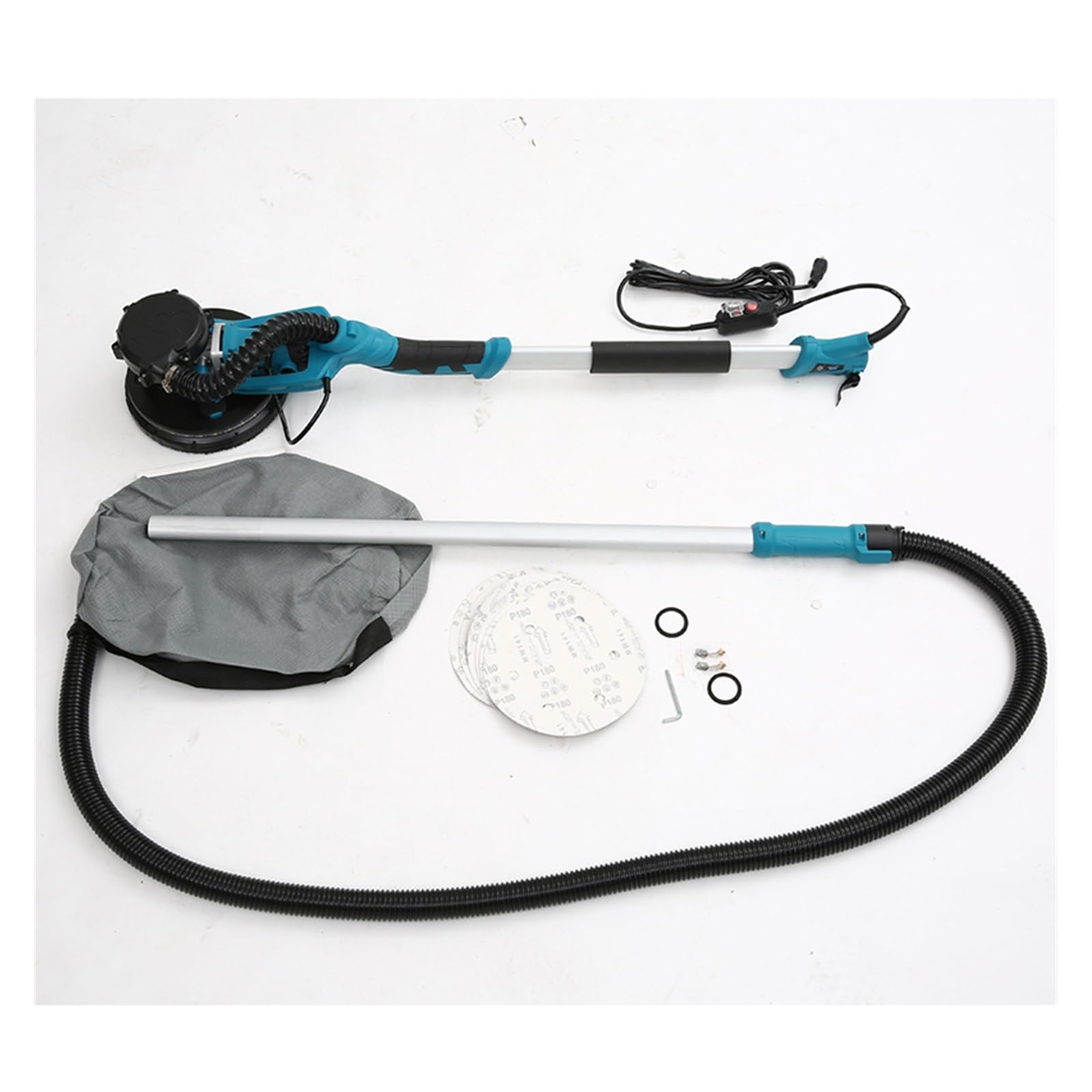 Wall Sander, Adjust Speed Drywall Sander 980W Wall Polishing Grinding Double Led Light Wall Putty Polisher Machine