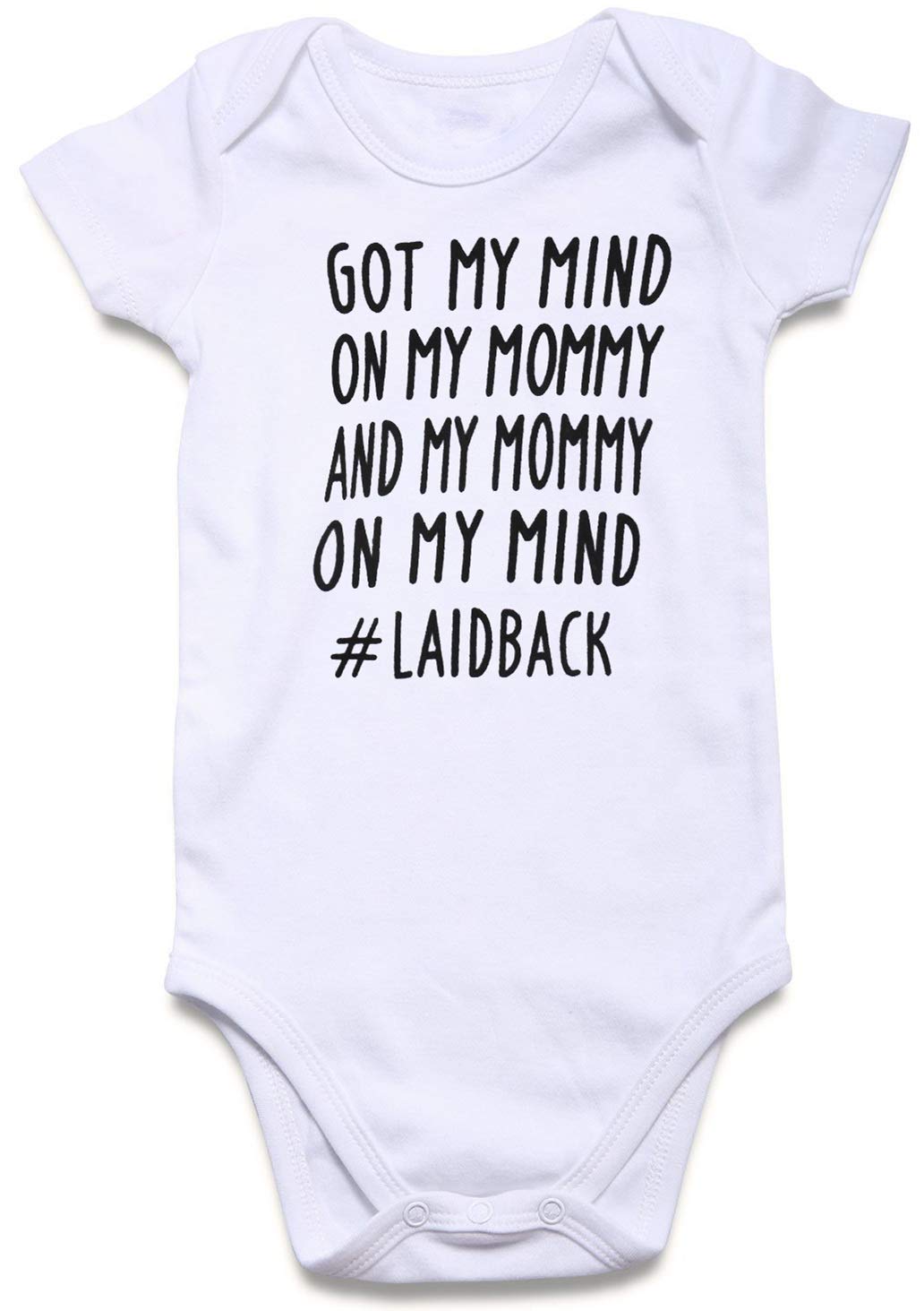 Unisex Baby Funny Onesie Short and Long Sleeve Bodysuits Outfits 0-12M