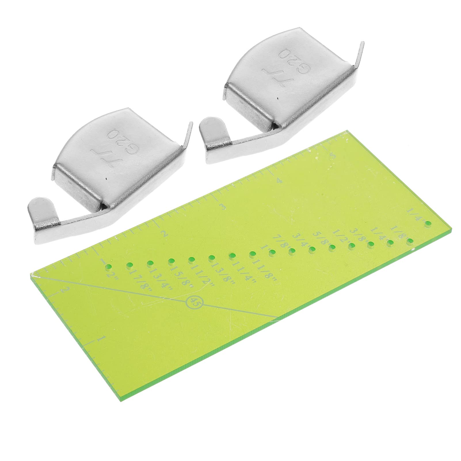 MAGICLULU 3pcs Seam Allowance magnetic seam guide seam guide ruler magnetic seam gauge Ruler Magnetic Seam