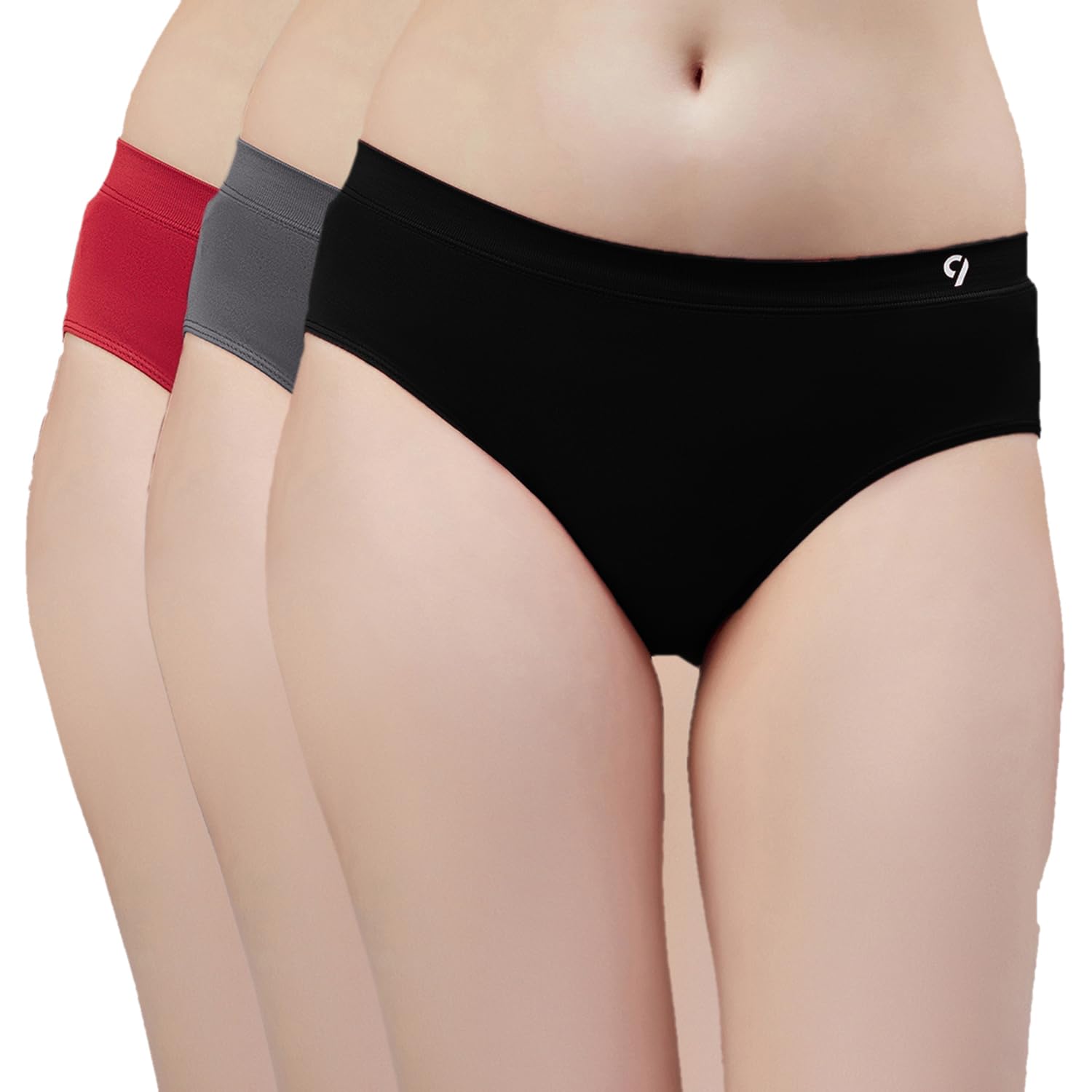 c9 airwear Seamless Panties for Female - Combo of 3 (Mid Rise) with Comfortable Tag Free Regular Use-picture-20