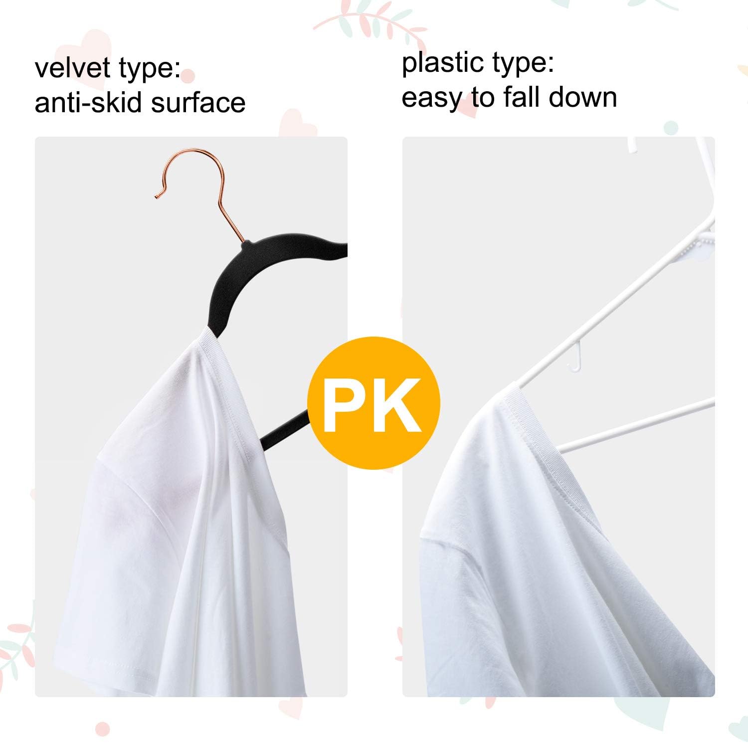Get Special Price HOUSE DAY Kids Velvet Hangers,60 Pack Non Slip Baby Hangers Ultra Slim Space Saving Childrens Hangers,14 Size for Infant & Toddler Clothes (Black) Get Popular Offer HOUSE DAY Kids Velvet Hangers,60 Pack Non Slip Baby Hangers Ultra Slim Space Saving Childrens Hangers,14 Size for Infant & Toddler Clothes (Black)