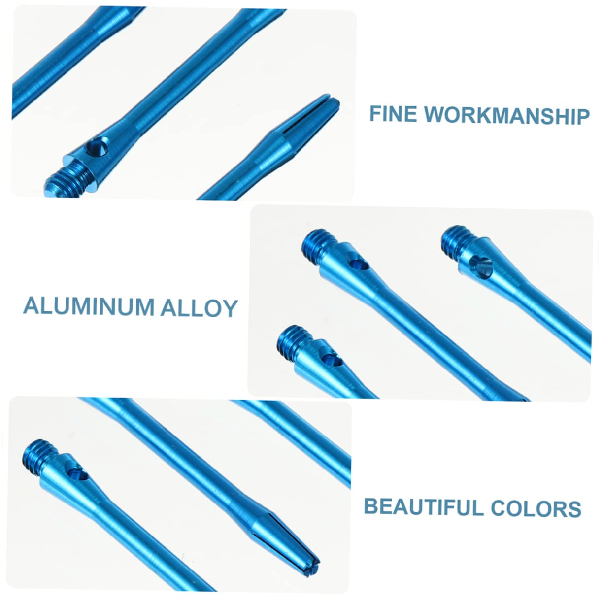 GOOHOCHY 12pcs Shafts Replacement Outdoor Accessories Wear-Resistant Stems for Throwing