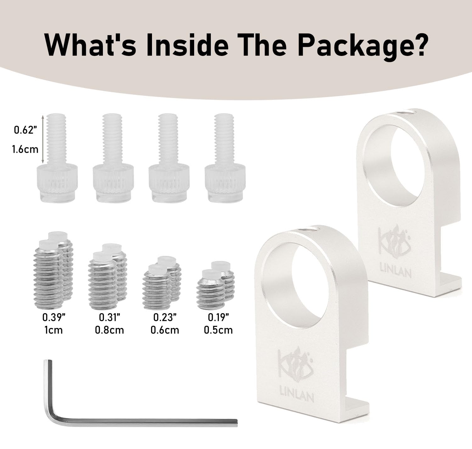 LINLAN 2 sztuki 14,5 mm zacisk do akwarium ze stopu aluminium z rowkiem zapobiegającym przelewowi do rur wlotowych i wylotowych filtra w akwariach bez krawędzi
