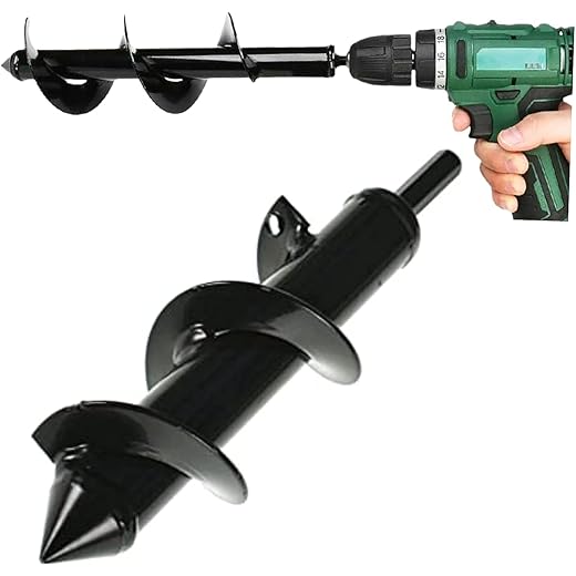 HELLARO Earth Auger Drill Bit 80mm