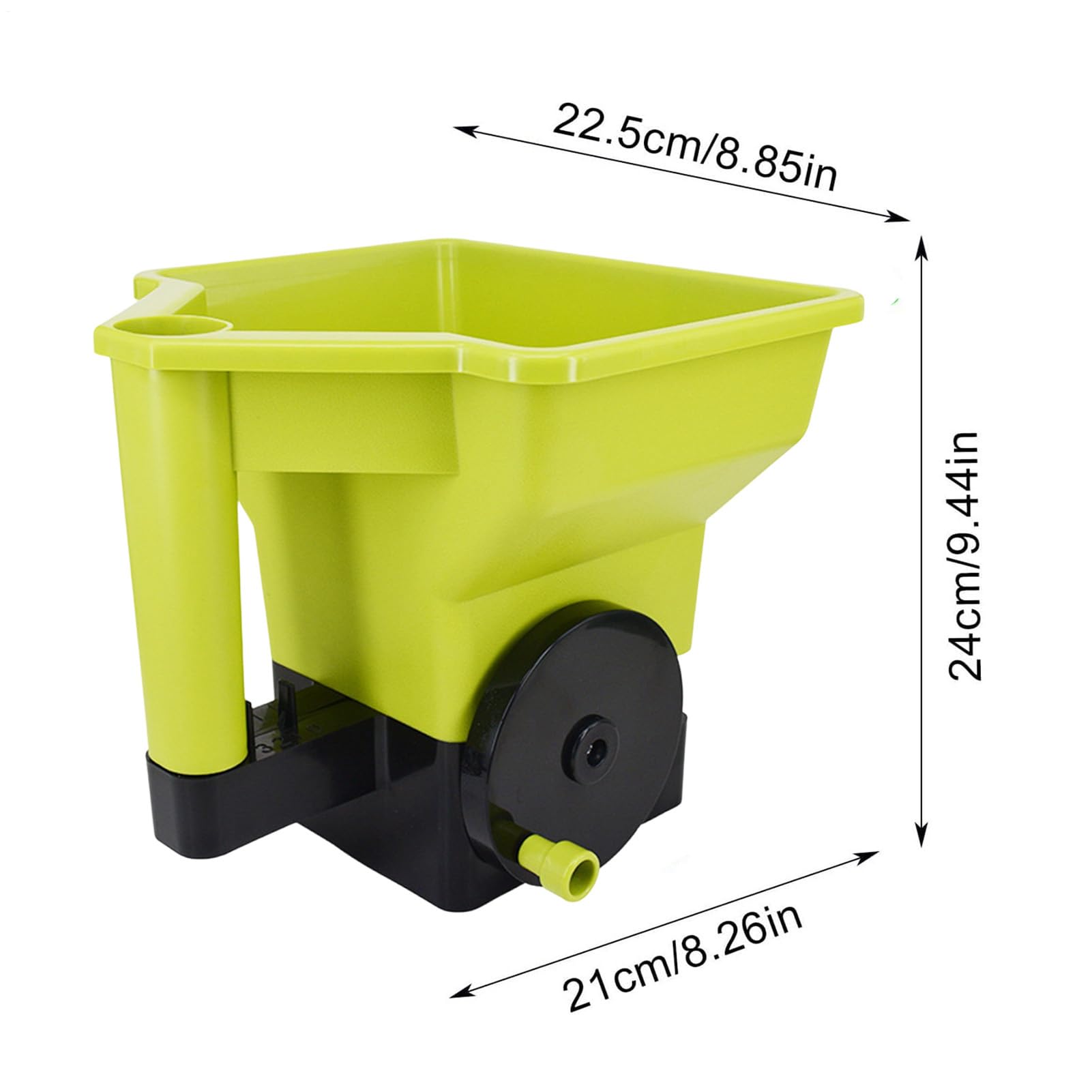 Épandeur d'engrais | Shaker Ergonomique portatif pour semoir de pelouse Manuel pour Jardin, Cour, Fonte, Trottoir, Route
