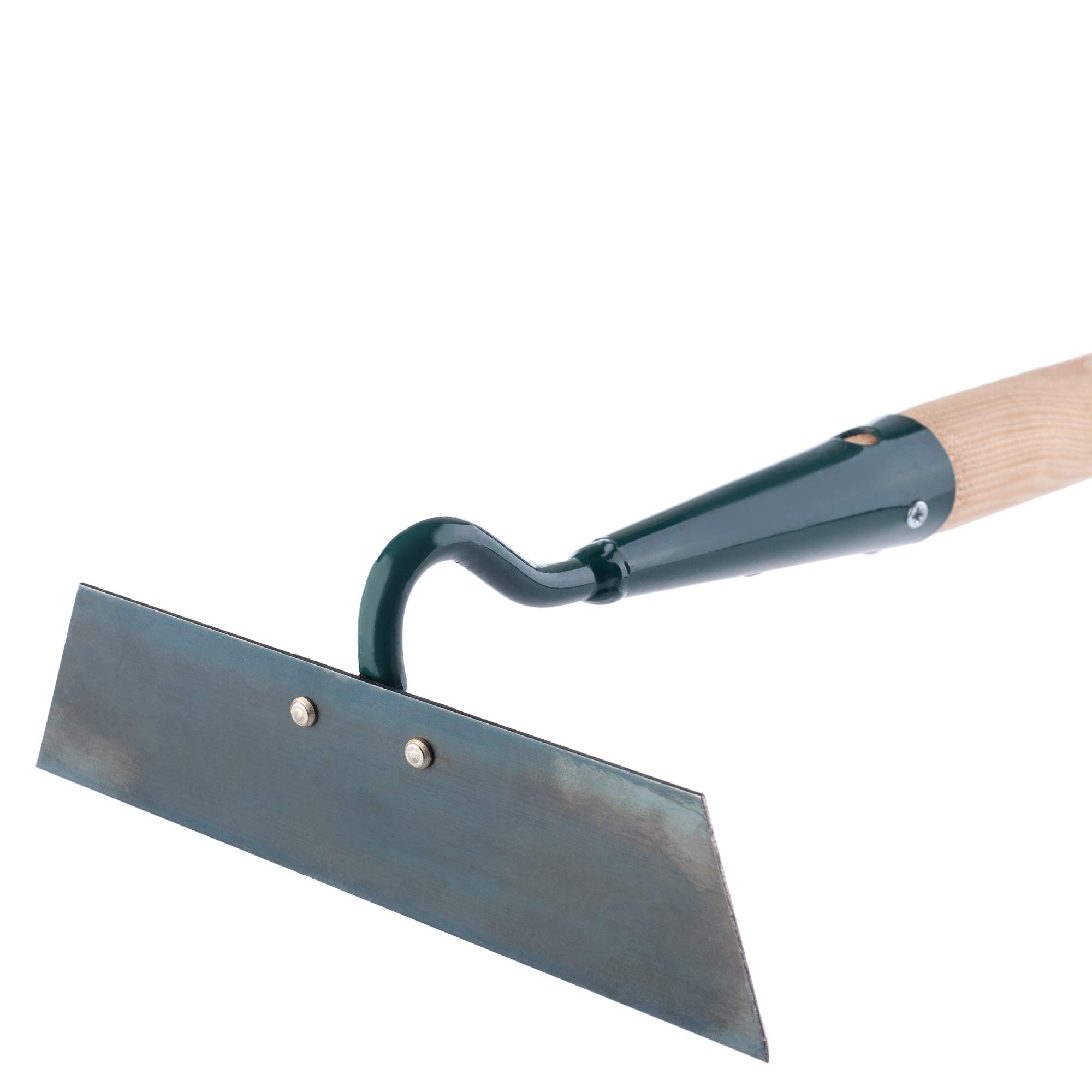 KADAX Zappa, Zappa da Giardino allentamento, Ventilazione e diserbo pavimentogiardino, Metallo, Accessori da Giardino, Rimuovere Le Erbe infestanti(Larghezza di Lavoro: 18 cm, con Manico in Legno)