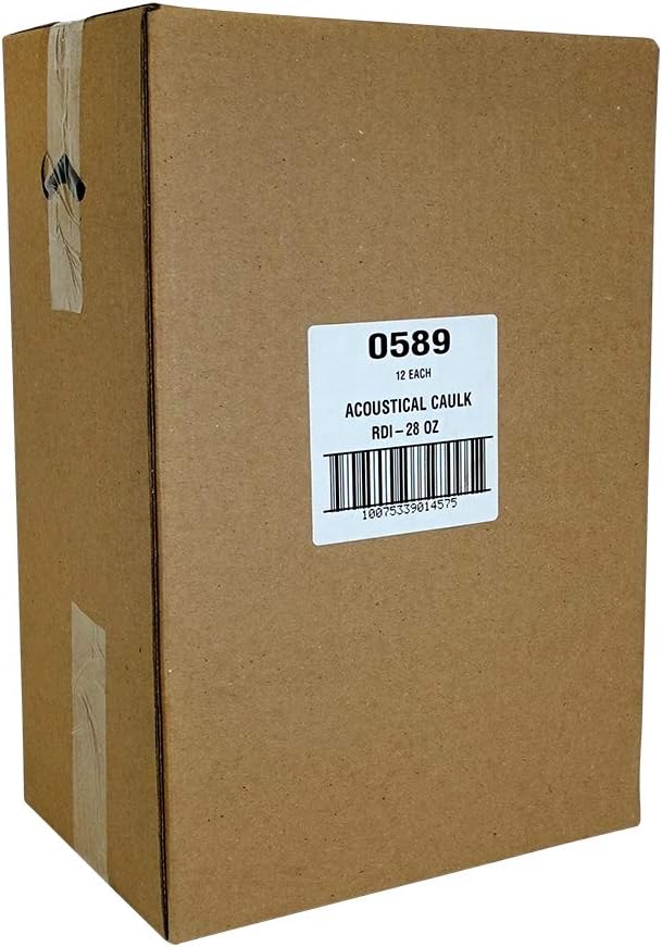 Uр Tо 40% оƒƒ Red Devil 0589 Noise Proof Acoustical Sealant, White, 12 Piece