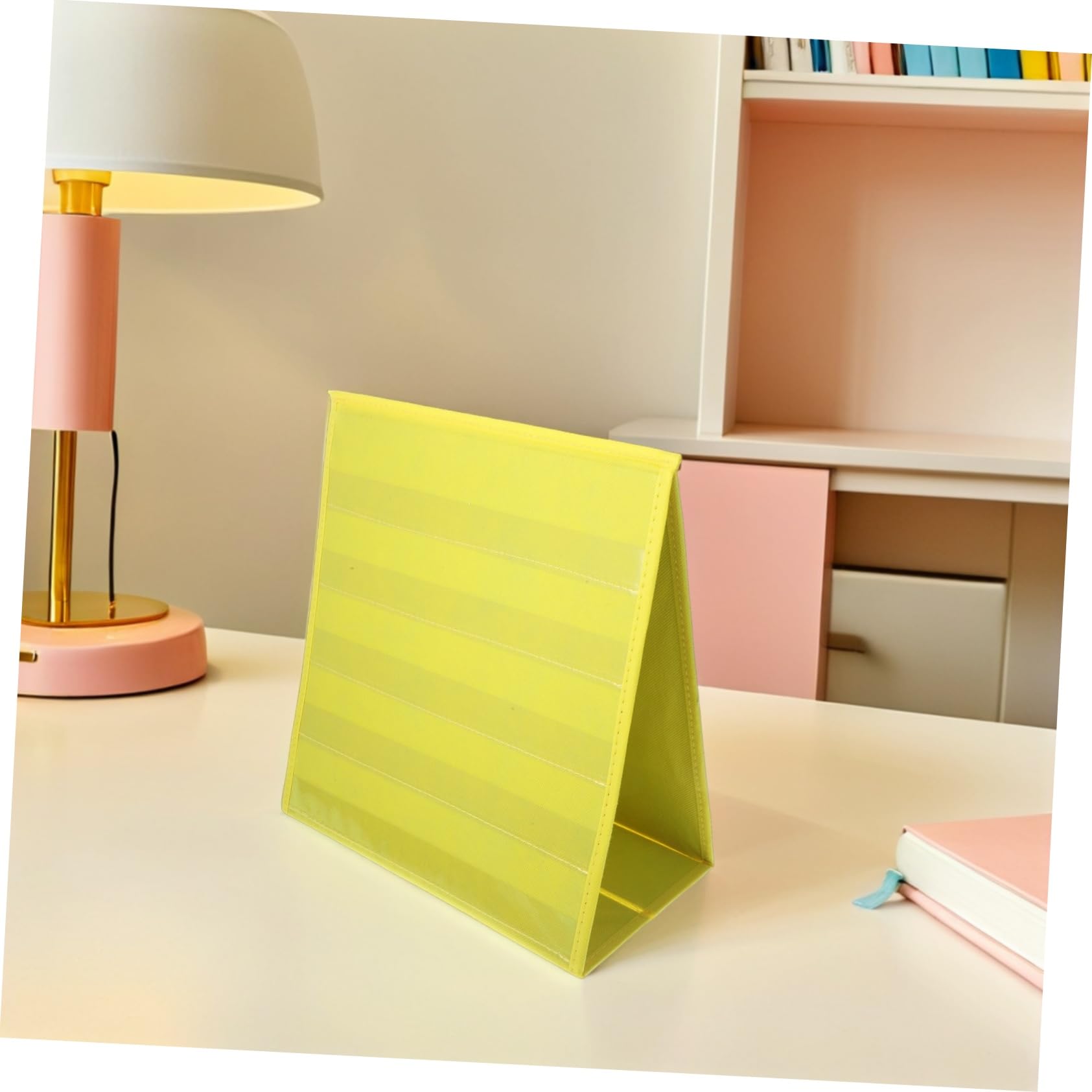 SEWACC 2stücke Taschenplaner Organizer für Klassenzimmer Stundenpläne Doppelseitig mit Ständer Lernziel-chart für Schule und Büro Faltbar und Tragbar