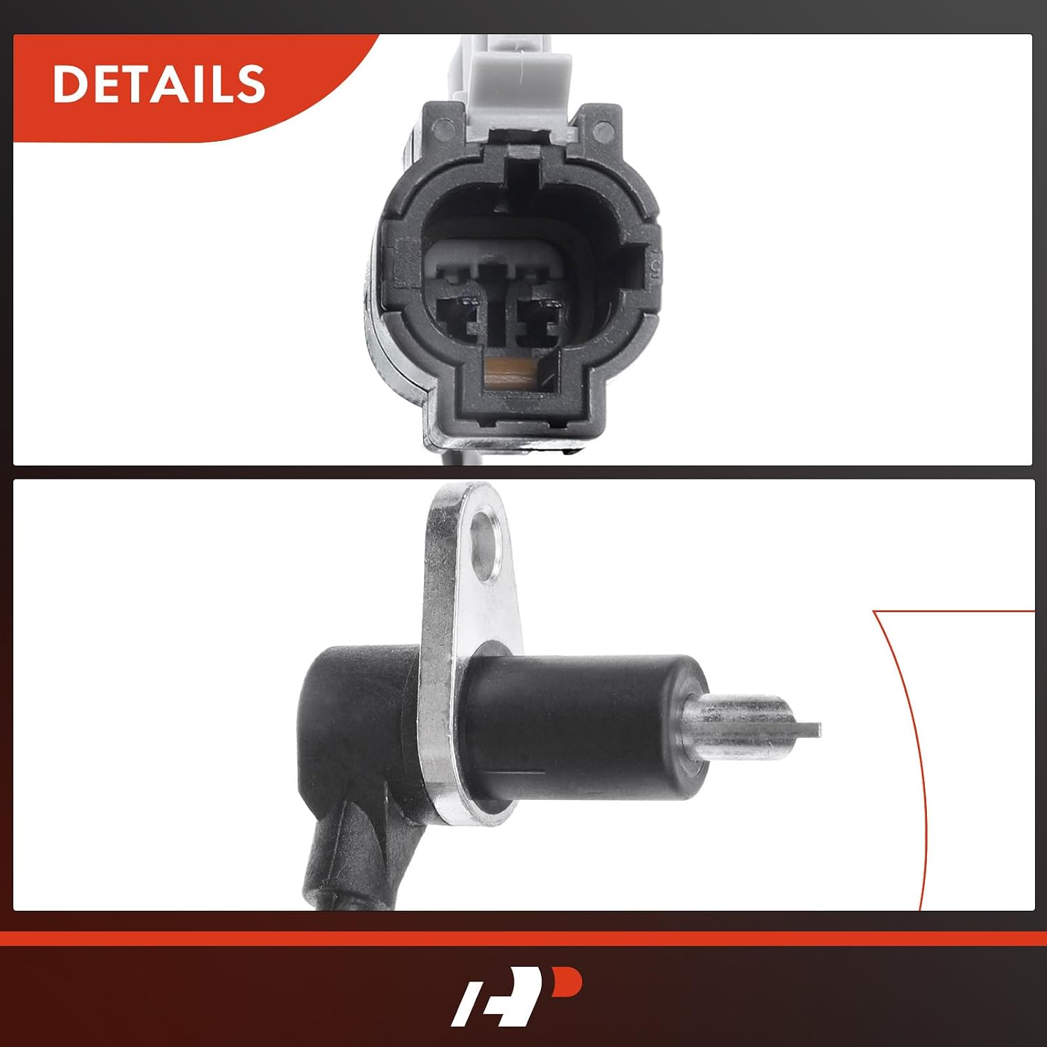 A-Premium ABS Wheel Speed Sensor Compatible with Nissan & Infiniti Models - Pathfinder 2002-2004, QX4 2001-2003 - Front Driver & Passenger Side, 2-PC Set, Replace# 47911-0W060