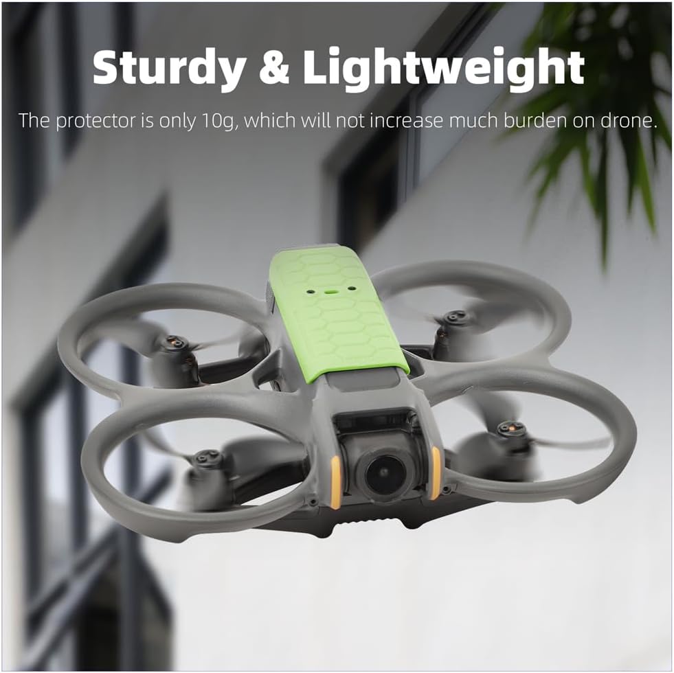 AVATA 2 Top Prevent Scratch and Tear Protective Cover Propellers Guard For DJI AVATA 2, Anti Collision Protective Bumper. (Black)