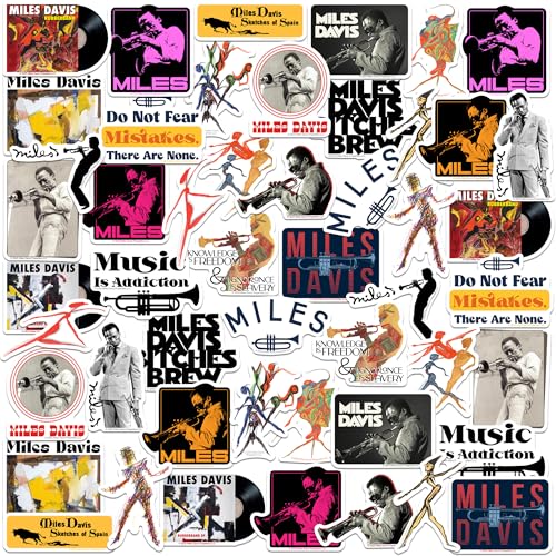 Miles Davis 50ct Vinyl L Deluxe, Water Bottle, Tablet & Indoor/Outdoor Use