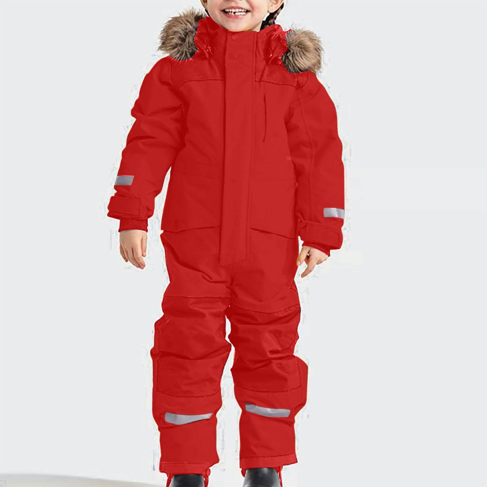 Traje de Nieve para niños, Traje de Nieve una Pieza para niñas y niños, Impermeable, Resistente al Viento, esquí y Snowboard en Invierno.