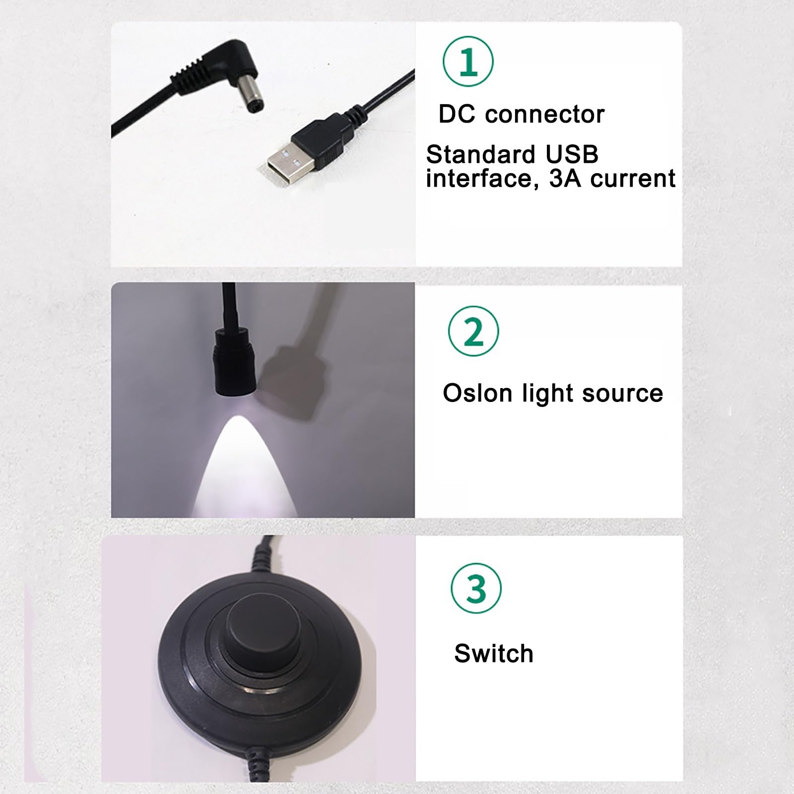 Lampada Per Esame Medico Mobile Da Pavimento Flessibile A Collo D'Oca Con Base Ponderata Per Ginecologia Odontoiatria Lampada Senza Ombre