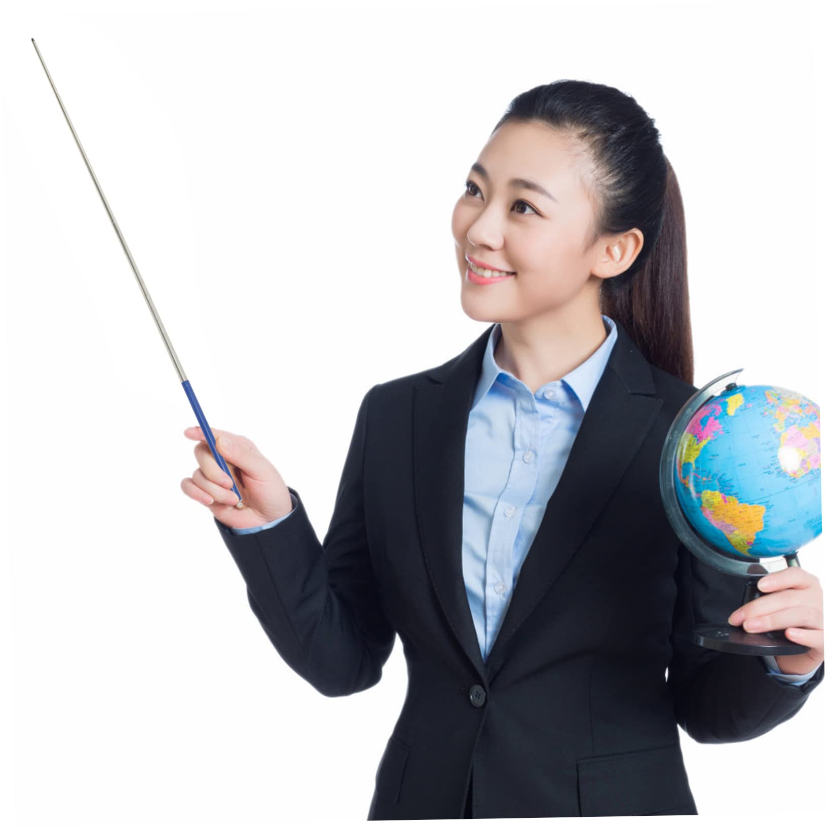 Angoily for Presentations and Extendable Teachers Classroom Tool Stick Random Color