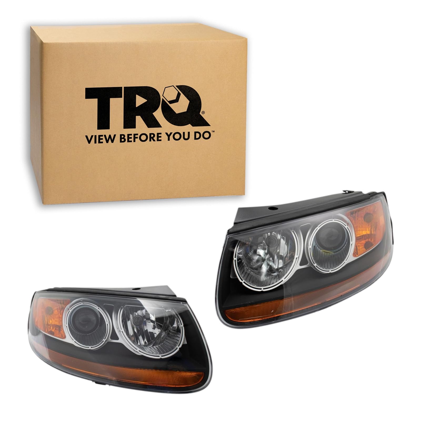 TRQ Headlight Assembly Set