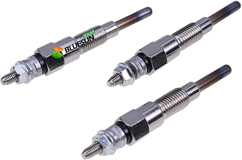 Miniatura 5 de BLUESUNSOLAR 3 bujía incandescente 6670470 de repuesto para Kubota D722 D902 D1005 D1105 Bobcat S100 MT50 MT52 MT55 320 321 322 428 453 E08 E10 E14