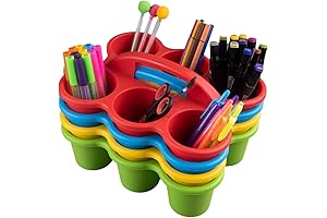 School Supplies Caddy for Organization and Storage, 12x9.5x5.1 Inches