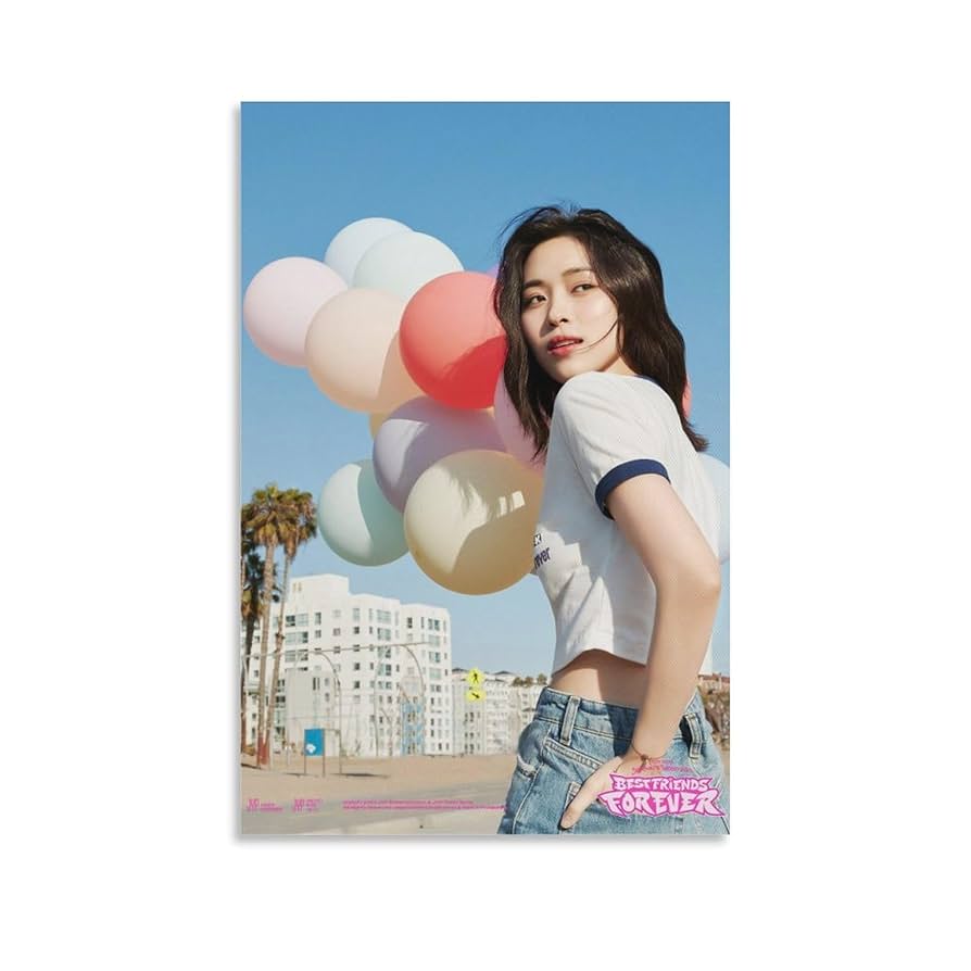 Amazon.co.jp: RYUJIN LUJIN ITZY Switch Canvas Poster
